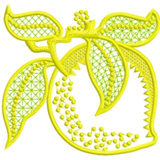 Limon Applique embroidery design - Embroidery Design
