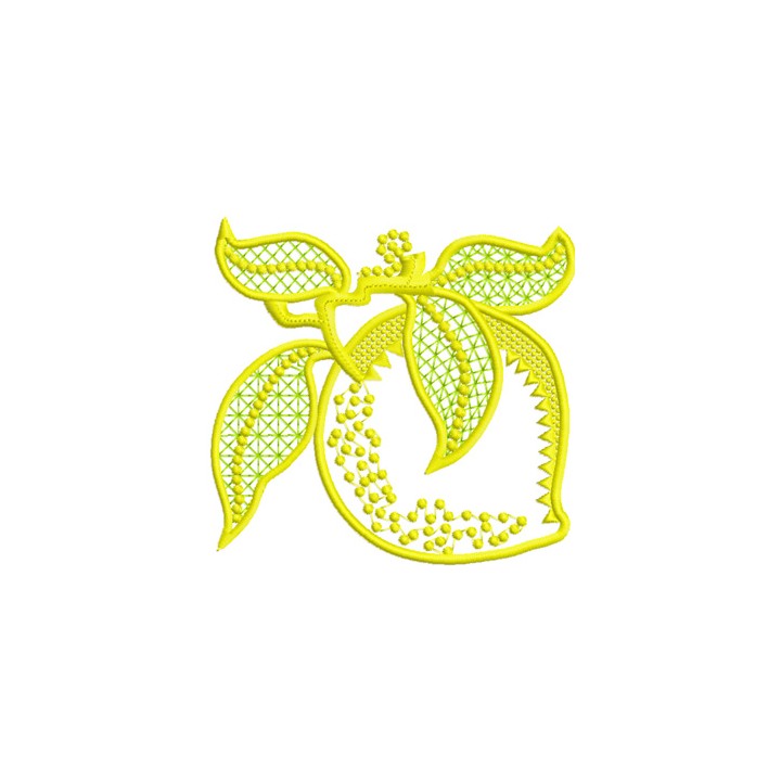 Limon Applique embroidery design - Embroidery Design