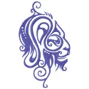 Zodiac Sign Lion embroidery design showcasing a majestic lion motif perfect for stitching on apparel and accessories.