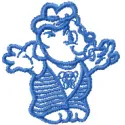 Beaver embroidery design showcasing a cute beaver motif perfect for stitching on apparel and home decor items.