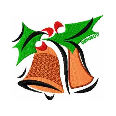 Preview of Christmas Bell embroidery design showcasing intricate details for holiday stitching projects.