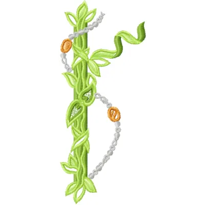 Preview of a Leaves free embroidery design featuring intricate floral patterns for creative stitching projects.
