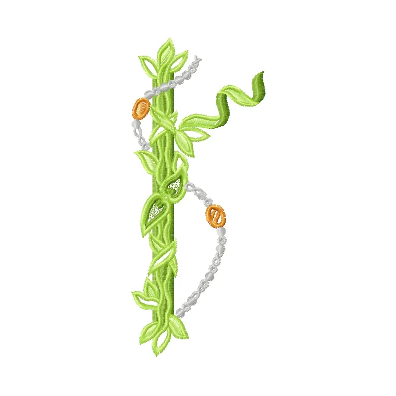 Preview of a Leaves free embroidery design featuring intricate floral patterns for creative stitching projects.