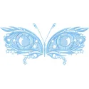 Owl Eyes embroidery design showcasing intricate details, perfect for stitching on t-shirts or bags.