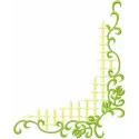 Preview of the Romantic Corner embroidery design, featuring delicate floral motifs for FSL and decorative stitching.