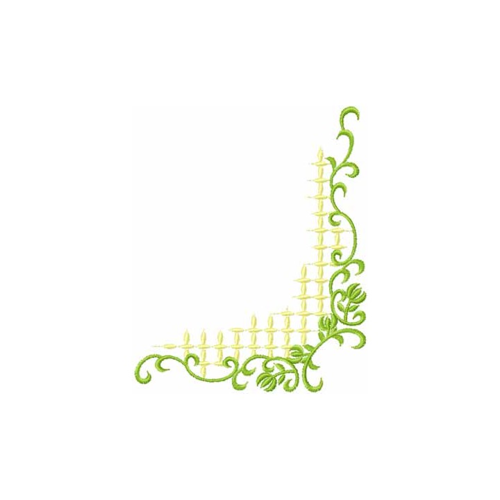 Romantic Corner embroidery design - Embroidery Design