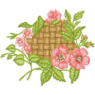 Old Flower Twist  embroidery design - Embroidery Design