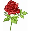 Rose 1 embroidery design preview showcasing a beautiful floral pattern for stitching on various fabrics.