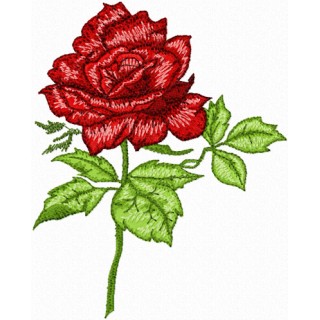 Rose 1 embroidery design - Embroidery Design