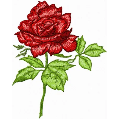 Rose 1 embroidery design preview showcasing a beautiful floral pattern for stitching on various fabrics.