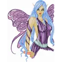 Fairy 1 embroidery design showcasing a whimsical fairy, perfect for adding magic to various stitched motifs.