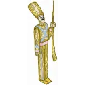 Wooden Toy Soldier embroidery design showcasing a playful stitched motif perfect for children's toys.