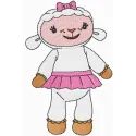 Lambie embroidery design from Doc McStuffins, showcasing a cute stitched motif for crafting projects.