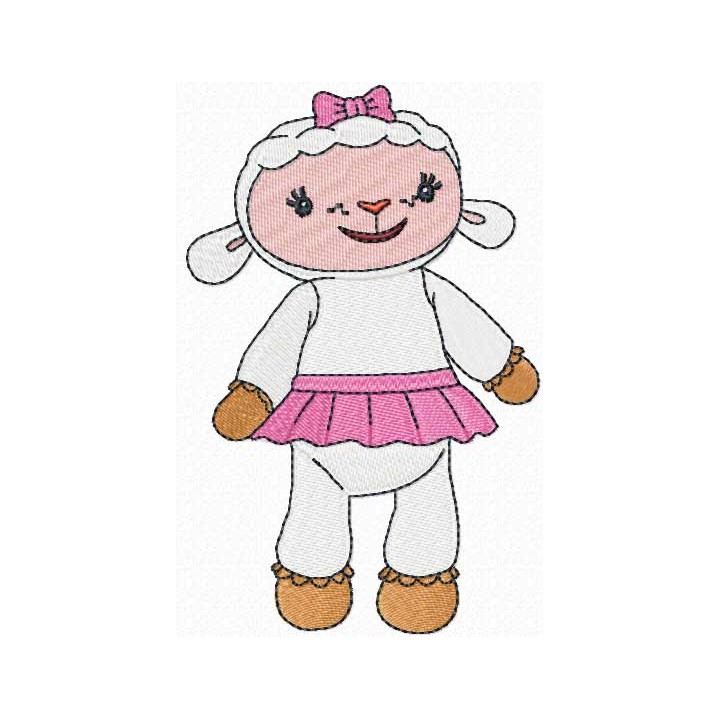 Lambie embroidery design - Embroidery Design