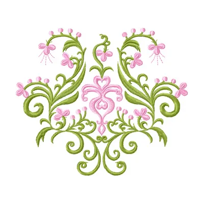 Preview of Flowers Panel embroidery design showcasing intricate floral motifs for FSL and decoration projects.