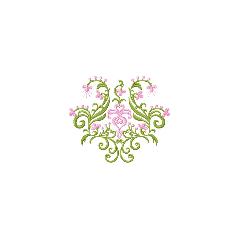 Preview of Flowers Panel embroidery design showcasing intricate floral motifs for FSL and decoration projects.