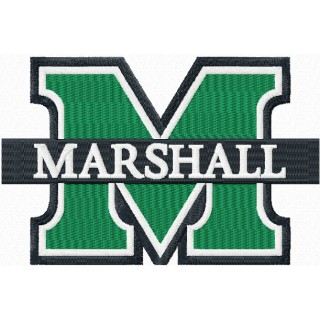 Marshall University logo embroidery design - Embroidery Design