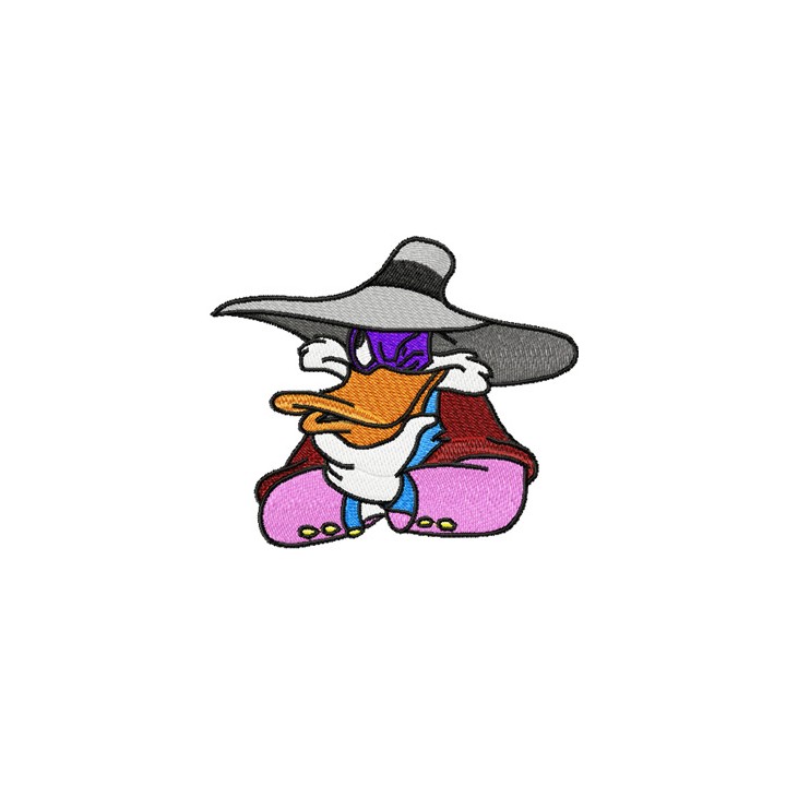 Darkwing Duck embroidery design - Embroidery Design