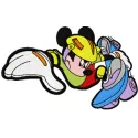 Mickey Mouse Scooter embroidery design showcasing a playful motif for creative stitching projects.