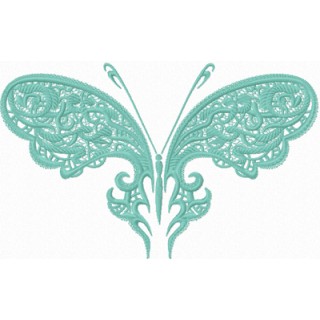 Fantastic Butterfly Frosty  embroidery design - Embroidery Design