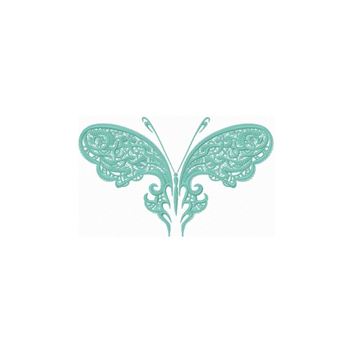Fantastic Butterfly Frosty  embroidery design - Embroidery Design