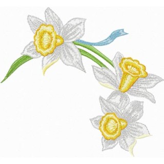 Daffodil 1 embroidery design - Embroidery Design