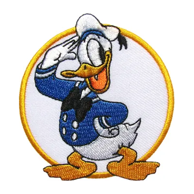 Preview of Donald Duck Captain embroidery design from Duck Tales collection, showcasing vibrant stitching details.