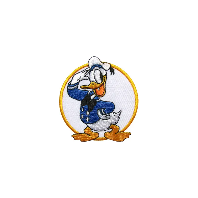 Preview of Donald Duck Captain embroidery design from Duck Tales collection, showcasing vibrant stitching details.