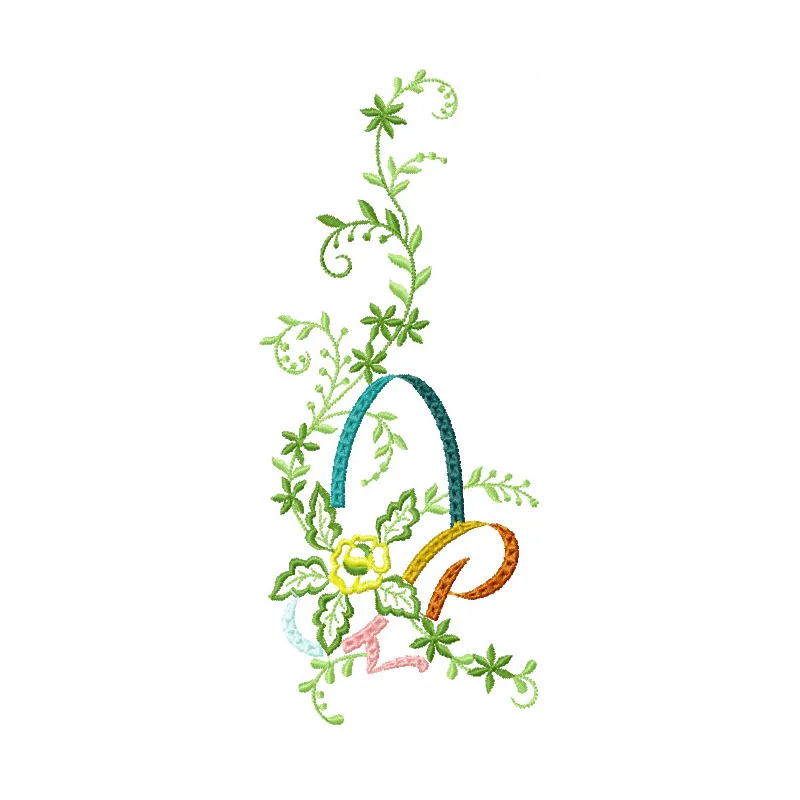 Basket of Flowers embroidery design showcasing intricate floral motifs, perfect for FSL projects and decorative stitching.