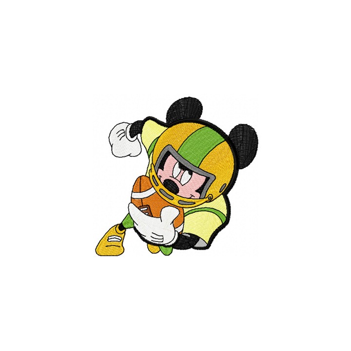 Mickey Mouse out WIN embroidery design - Embroidery Design