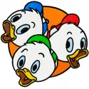 Preview of Friends Ducks embroidery design featuring whimsical ducks, ideal for various stitching projects.