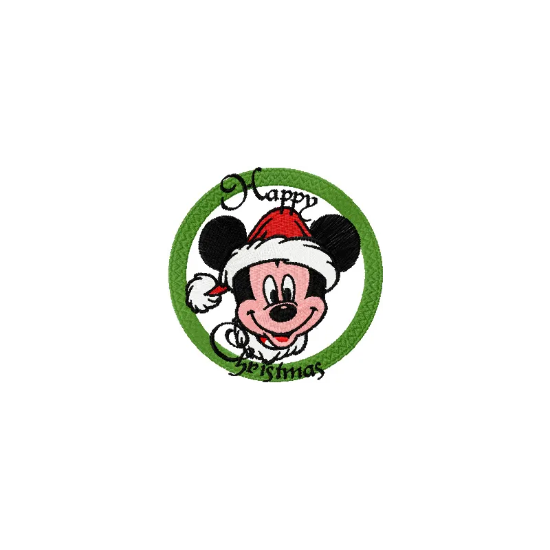 Preview of Christmas Mickey Mouse 3 embroidery design featuring a festive Mickey Mouse motif for stitching.