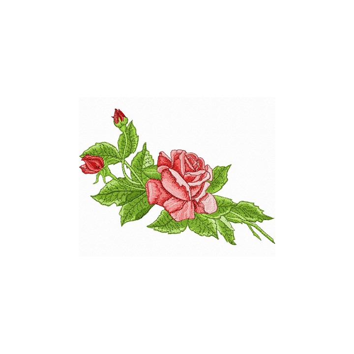 Mega Rose  embroidery design - Embroidery Design