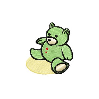 Bear Toy embroidery design - Embroidery Design