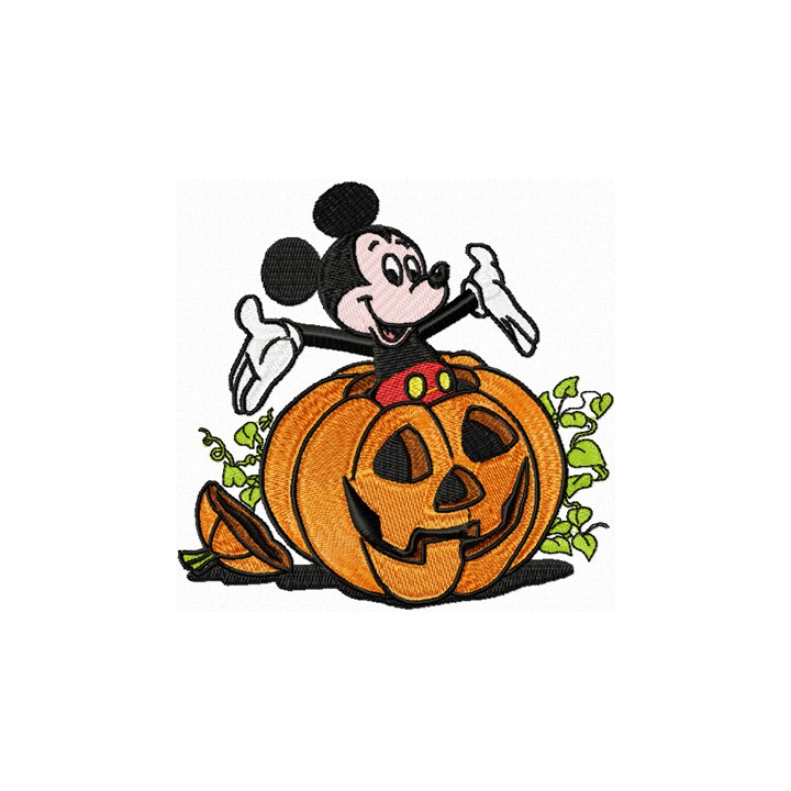 Mickey Mouse Halloween embroidery design - Embroidery Design