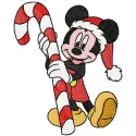 Preview of Christmas Mickey Mouse 2 embroidery design featuring a festive Mickey for holiday stitching projects.