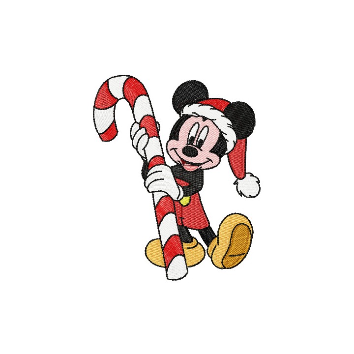 Christmas Mickey Mouse 2 embroidery design - Embroidery Design