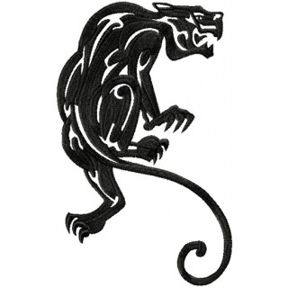 Tribal Jaguar embroidery design - Embroidery Design