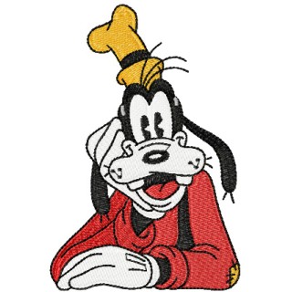 Goofy embroidery design - Embroidery Design