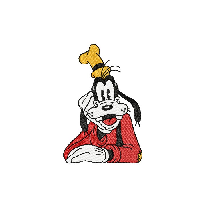 Goofy embroidery design - Embroidery Design