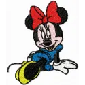 Preview of Minnie Mouse 8 embroidery design featuring a playful Minnie motif for creative stitching projects.
