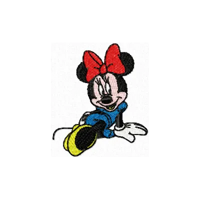 Preview of Minnie Mouse 8 embroidery design featuring a playful Minnie motif for creative stitching projects.