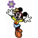 Minnie Mouse 4 embroidery design showcasing a charming stitched motif of Minnie Mouse for various projects.