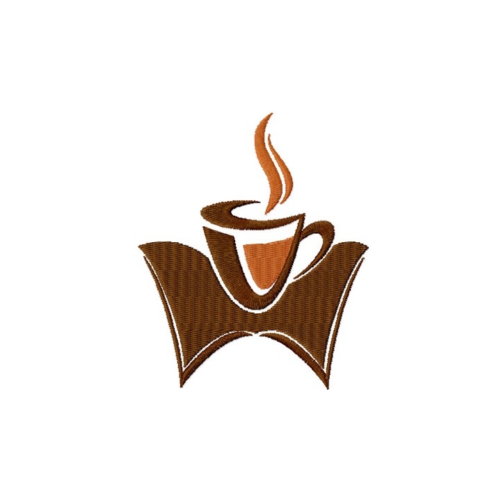 Coffee Cup  embroidery design - Embroidery Design