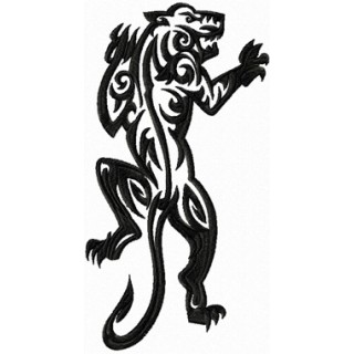 Tribal Tiger 1 embroidery design - Embroidery Design