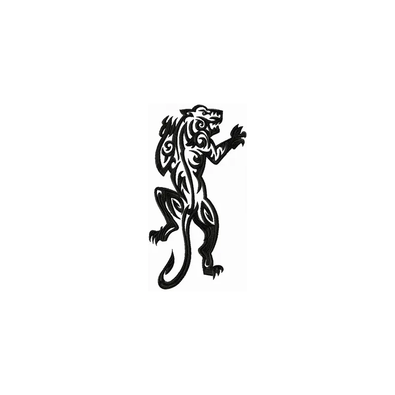Tribal Tiger Embroidery Design - Wild Animal Stitching Patt…
