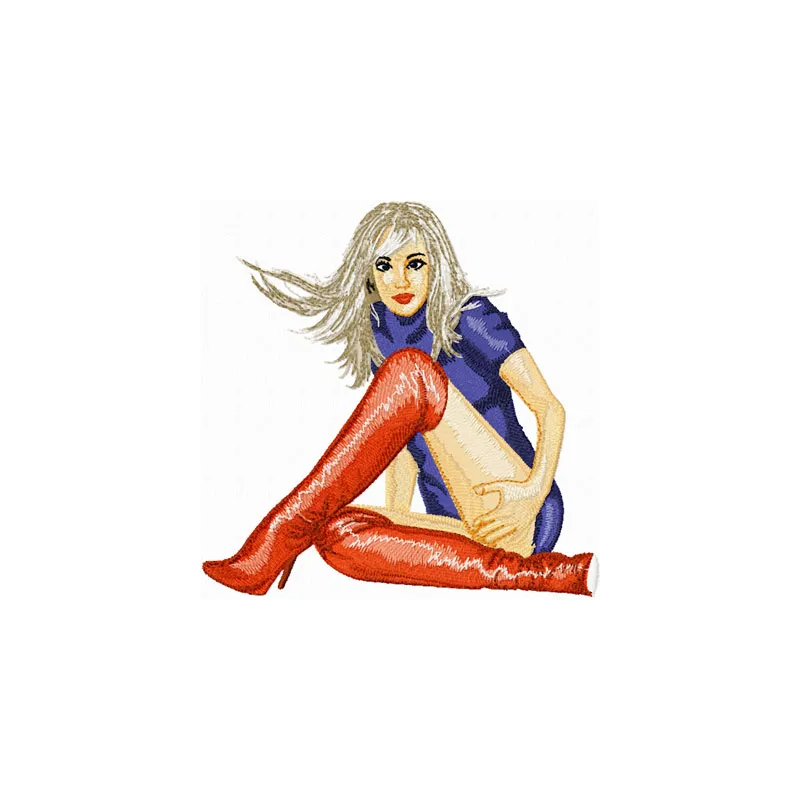 Sexy Girl embroidery design - Embroidery Design