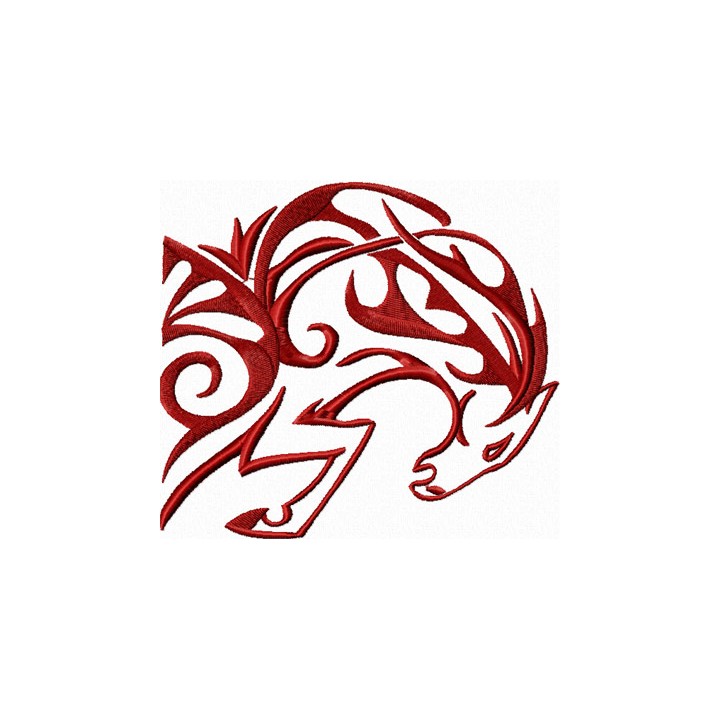 Tribal Horse embroidery design - Embroidery Design