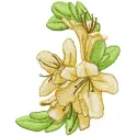 Oriental Flower embroidery design - Embroidery Design