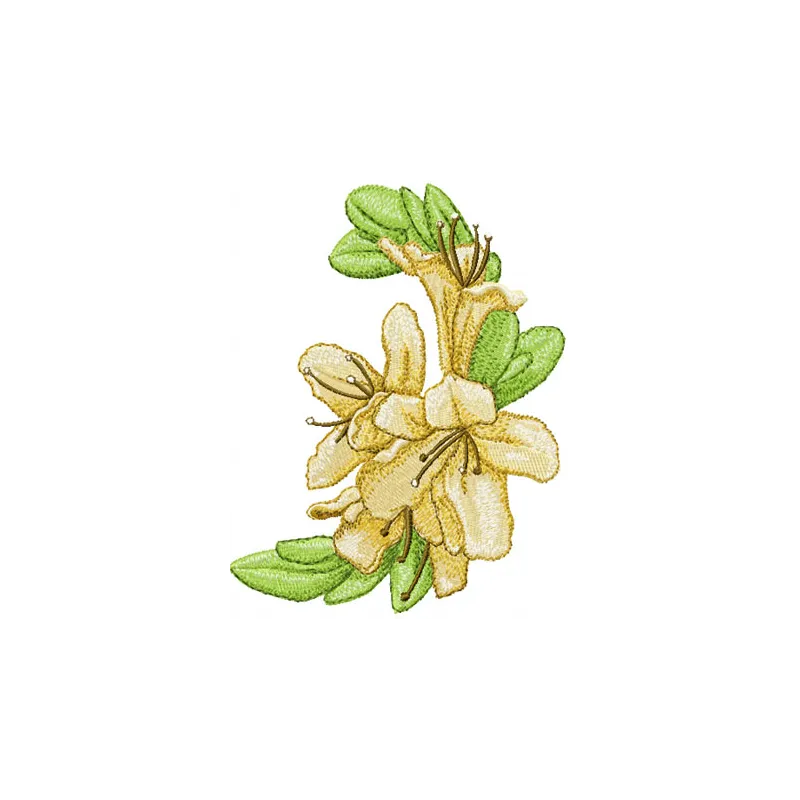 Oriental Flower embroidery design - Embroidery Design